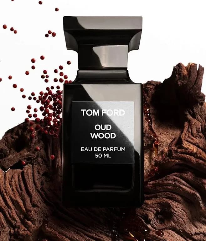 Oud, Woody, Oriental fragrance reference with agarwood, brazilian mahogany, cardamom, chinese prickly ash notes for custom perfume development