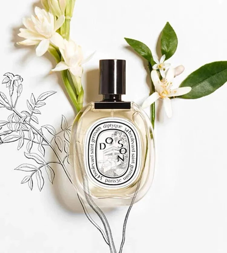 Citrus, Floral, Musk fragrance reference with orange blossom, rose, iris, pink pepper notes for custom perfume development