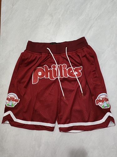 Red Pocket Shorts