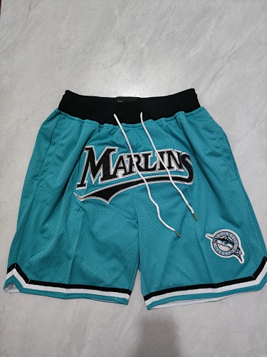 Miami Marlins Green Pocket Shorts
