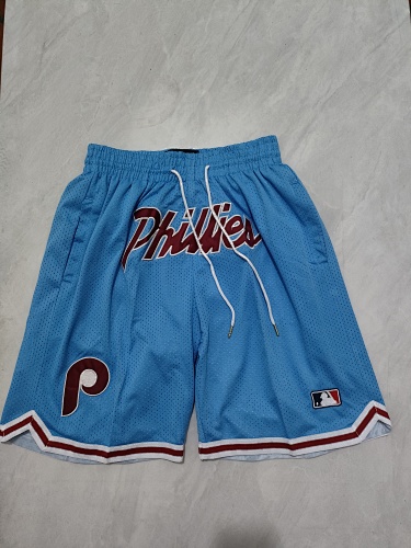 Blue Pocket Shorts
