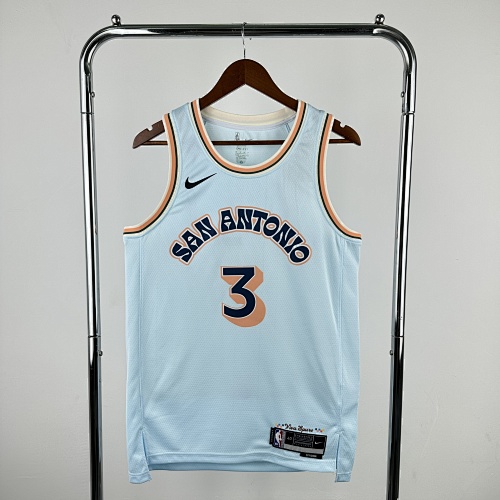 San Antonio Spurs Chris Paul #3 City Edition 25 Season Basketball Jersey