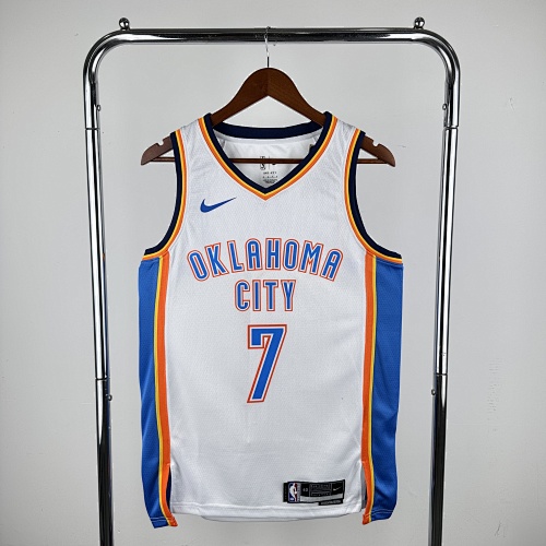 Oklahoma City Thunder Chet Holmgren #7 White 23 Season Basketball Jersey