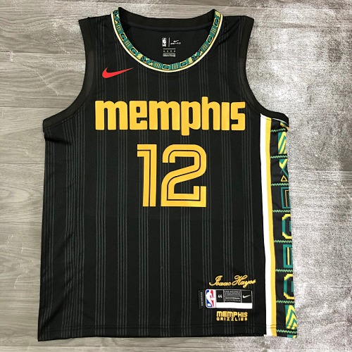 Memphis Grizzlies Ja Morant #12 City Edition 21 Season Basketball Jersey