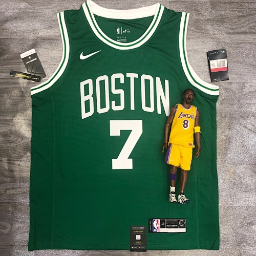 Boston Celtics Jaylen Brown #7 Retro Edition Green Basketball Jersey