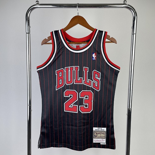 Chicago Bulls Michael Jordan Retro Edition Black 96 Season Basketball Jersey