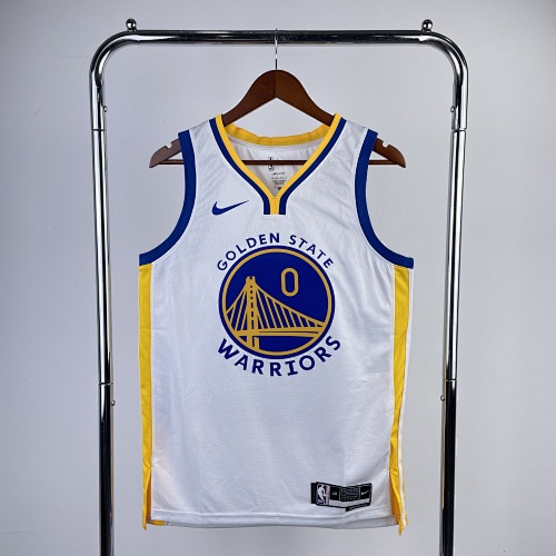 Golden State Warriors #0 White 23 Season Basketball Jersey