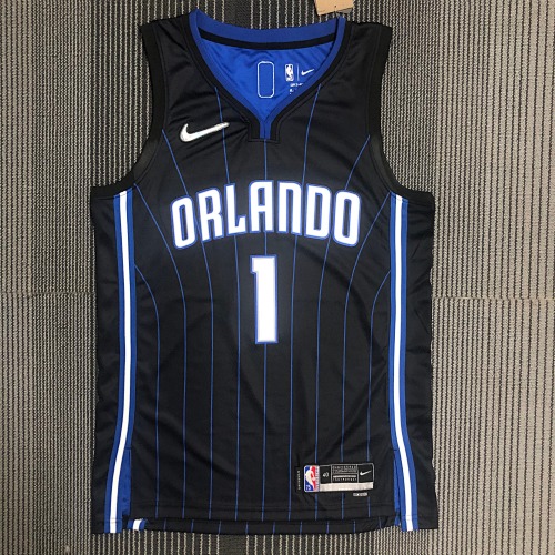 Orlando Magic #1 Black Basketball Jersey