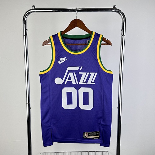 Utah Jazz #0 Retro Edition 24 Season Basketball Jersey
