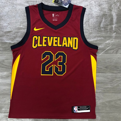 Cleveland Cavaliers LeBron James #23 Red 17 Season Basketball Jersey