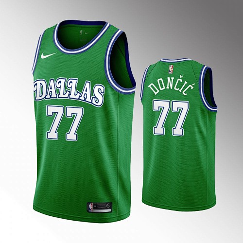 Dallas Mavericks Luka Doncic Fan Edition Green Basketball Jersey