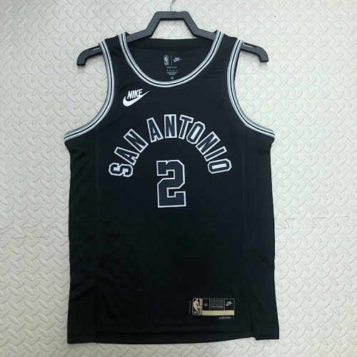San Antonio Spurs #2 Retro Edition 23 Season Basketball Jersey