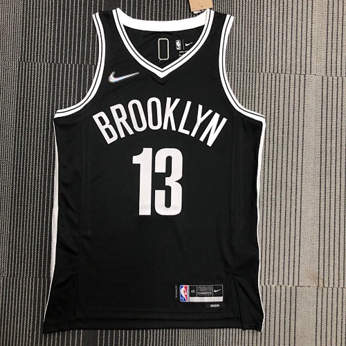 Brooklyn Nets James Harden #13 Black Basketball Jersey