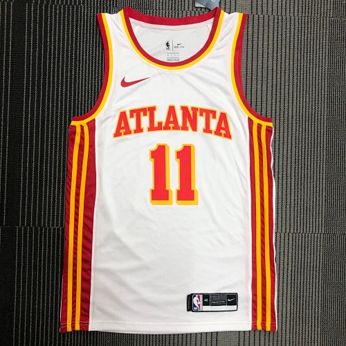 Atlanta Hawks Trae Young #11 White Basketball Jersey