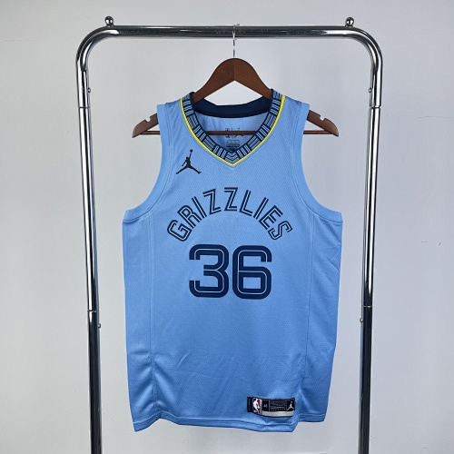 Memphis Grizzlies #36 Limited Edition Jumpman 21 Season Basketball Jersey