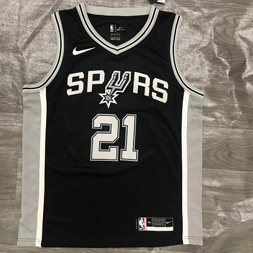 San Antonio Spurs #21 Black Basketball Jersey