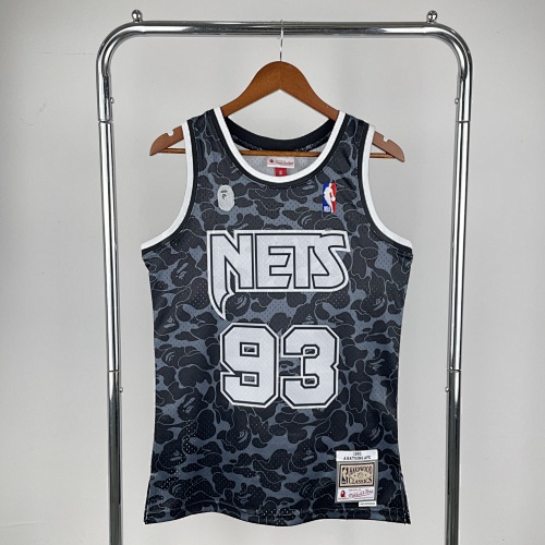 Brooklyn Nets #93 Black Basketball Jersey
