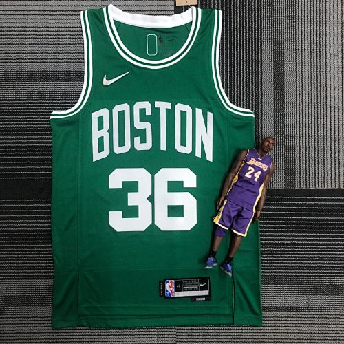 Boston Celtics #36 Green Basketball Jersey
