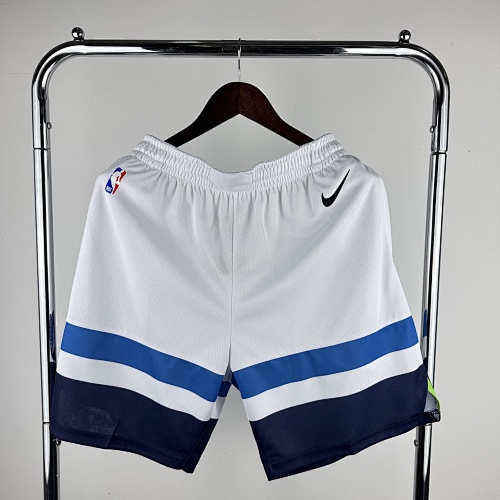 Minnesota Timberwolves Home White Shorts