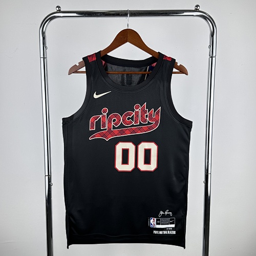 Portland Trail Blazers #0 City Edition 24 Season Basketball Jersey