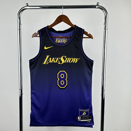 Los Angeles Lakers #8 City Edition 25 Season Basketball Jersey