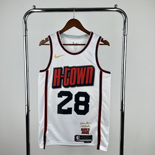 Houston Rockets #28 City Edition 25 Season Basketball Jersey