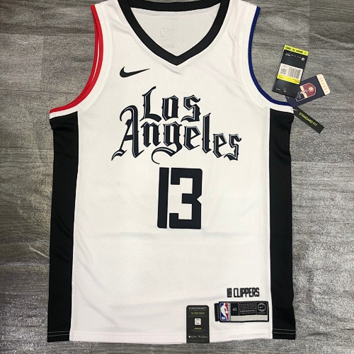 Los Angeles Clippers Chris Paul #13 City Edition White 20 Season Basketball Jersey