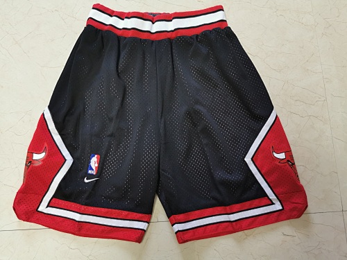 Chicago Bulls Retro Edition Black Shorts