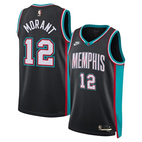Memphis Grizzlies Ja Morant #12 Retro Edition 26 Season Basketball Jersey