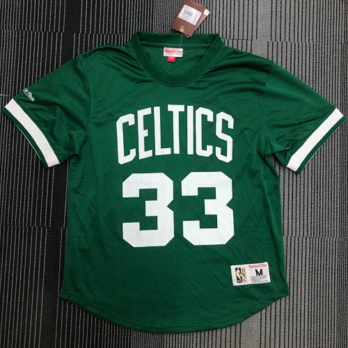 Boston Celtics #33 Retro Edition Green Basketball Jersey