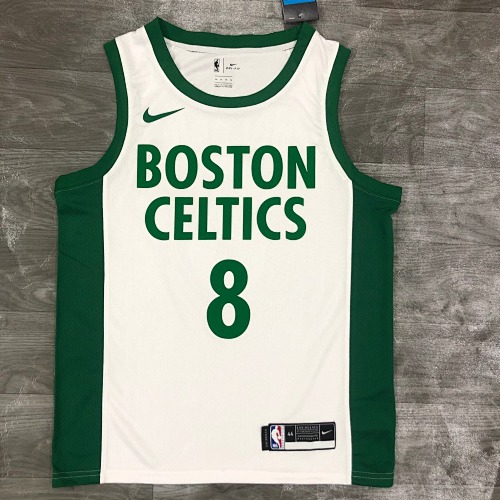 Boston Celtics #8 City Edition 21 Season Basketball Jersey