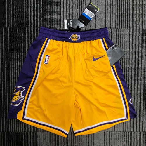 Los Angeles Lakers Yellow Shorts