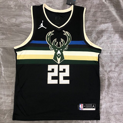 Milwaukee Bucks #22 21 Season Basketball Jersey