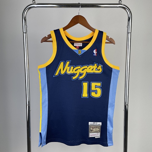 Denver Nuggets #15 Retro Edition Blue 07 Season Basketball Jersey