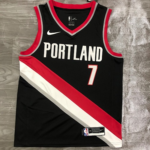 Portland Trail Blazers #7 Black 21 Season Basketball Jersey
