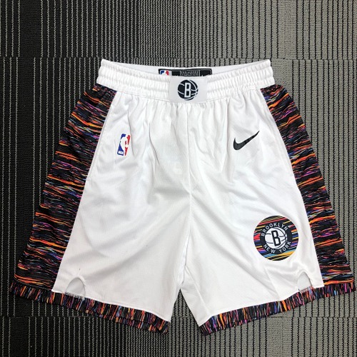 Brooklyn Nets White Shorts