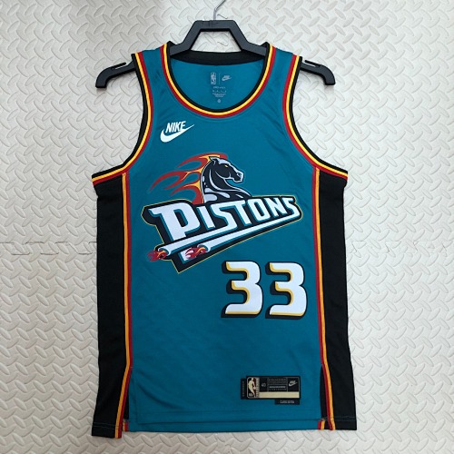 Detroit Pistons Retro Edition 23 Season Basketball Jersey