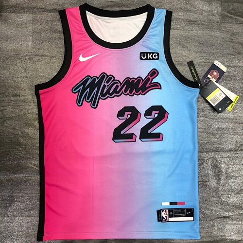 Miami Heat #22 City Edition 21 Season Basketball Jersey