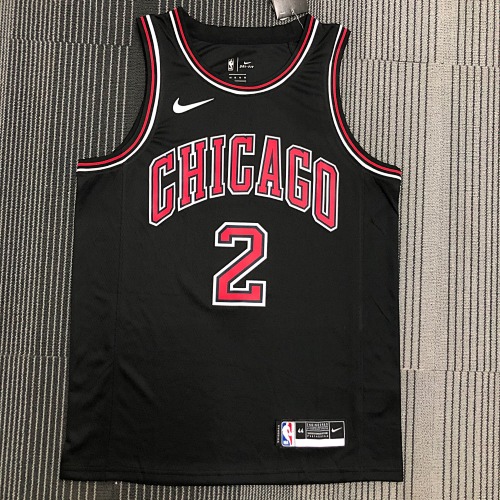 Chicago Bulls LaMelo Ball #2 Black Basketball Jersey