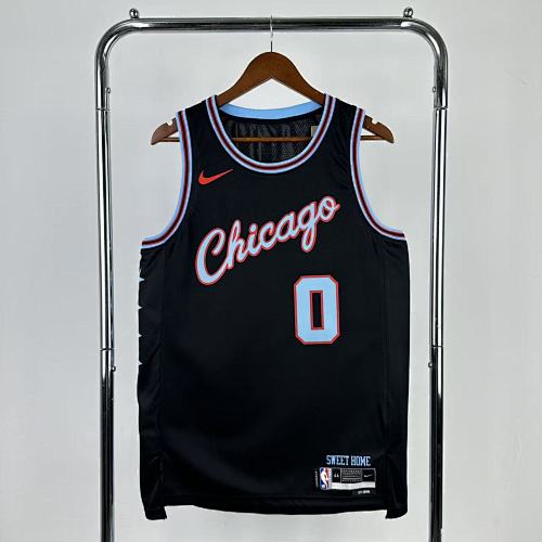 Chicago Bulls #0 City Edition 26 Season Basketball Jersey