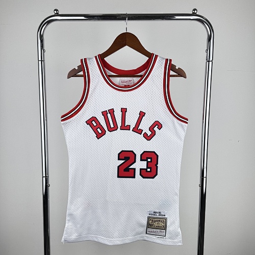 Chicago Bulls Michael Jordan #23 Retro Edition White 85 Season Basketball Jersey