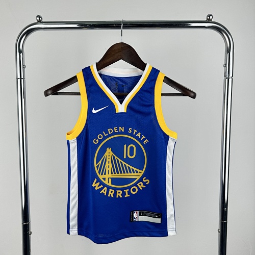 Golden State Warriors #10 Kids Basketball Jersey