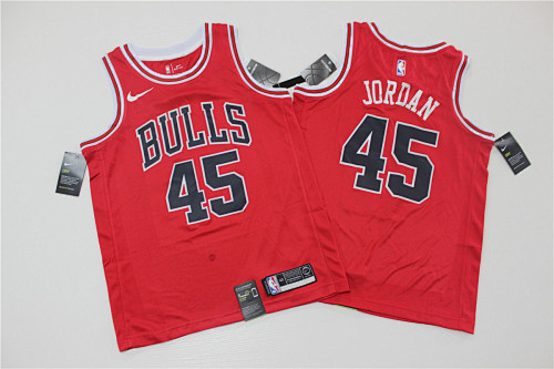 Chicago Bulls Michael Jordan Fan Edition Red Basketball Jersey