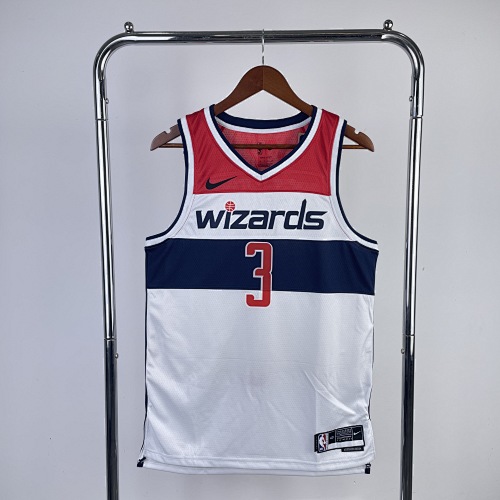 Washington Wizards Bradley Beal #3 Home White 23 Season Basketball Jersey