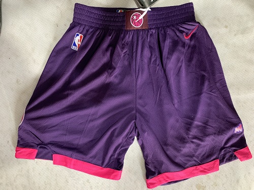 Minnesota Timberwolves City Edition Purple Shorts