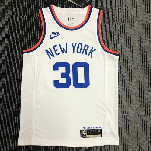 New York Knicks #30 Retro Edition Basketball Jersey