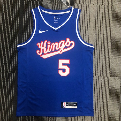 Sacramento Kings De'Aaron Fox #5 Basketball Jersey