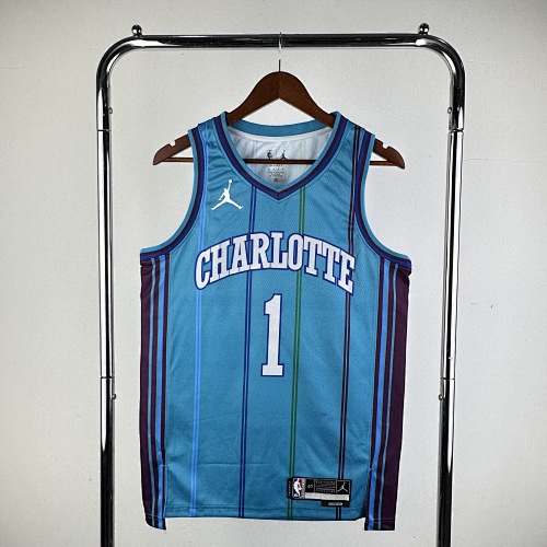 Charlotte Hornets LaMelo Ball #1 Retro Edition 24 Season Basketball Jersey