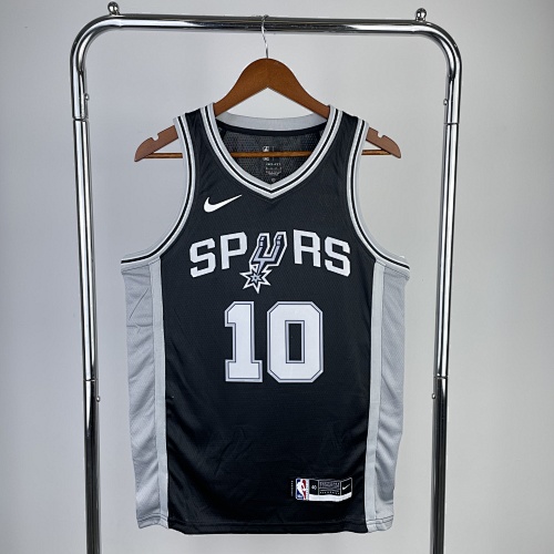 San Antonio Spurs #10 Black 23 Season Basketball Jersey