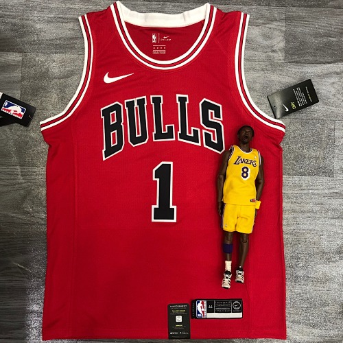 Chicago Bulls Derrick Rose #1 Red Basketball Jersey